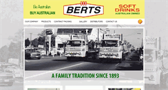 Desktop Screenshot of berts.com.au